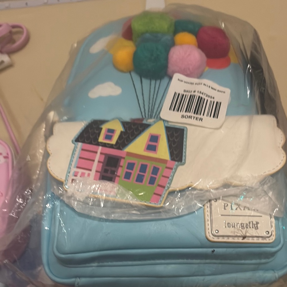 Loungefly Up Themed Backpack with Balloons and House